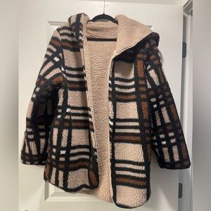 Black and Brown Plaid Jacket